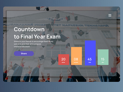A Countdown Timer app dailyui design graphic design ui ux