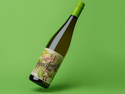 Fanny Limehead Riesling beverage bottle branding label lettering logo packaging wine