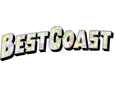 Best Coast branding design graphic design illustration music