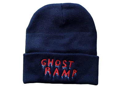 Ghost Ramp Beanie animation apparel branding design graphic design illustration logo music