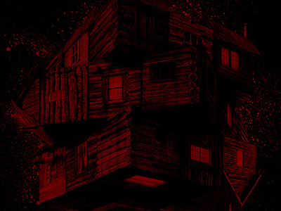 Cabin In The Woods Poster By Josh Fryer On Dribbble