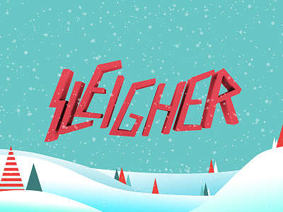 Sleigher Holiday 2012 Wallpaper