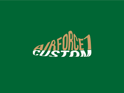 Airforce Customs Logo airforce design graphic design illustration logo shoe vector