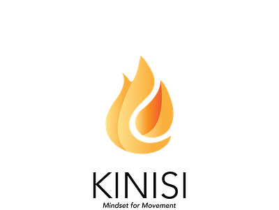 Kinisi Logo 3 branding design graphic design illustration logo typography vector