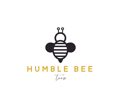 Humble Bee Logo 1 branding design graphic design illustration logo typography vector