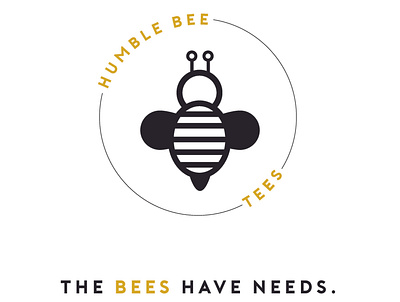 Humble Bee Logo 4 branding design graphic design illustration logo typography vector