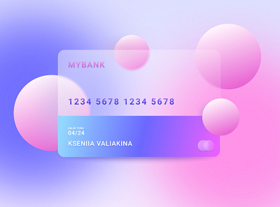 Glassmorphism app bank branding card creditcard design glass glassmorphism illustration logo ui