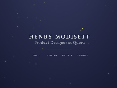 Personal Site