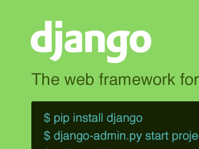 Django Homepage django homepage