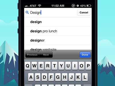 Gmail iOS 2.0 Search gmail redesign