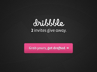 Dribbble invites give away 2 invites draft draft me dribbble invite dribbble logo icon invitation invitations invite invites ios player