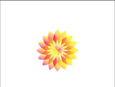 Gradient Flower design graphic design illustration logo vector