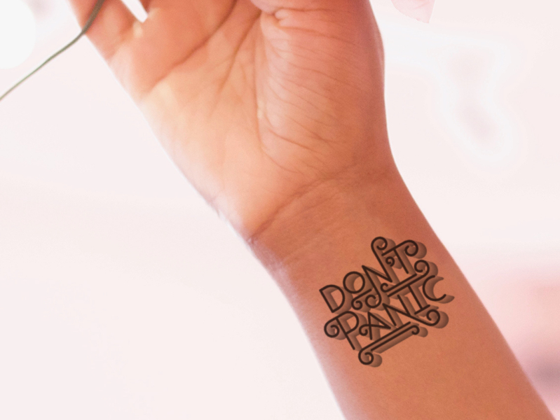 Dont Panic tattoo