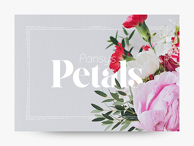 Product style card: Flower Shop