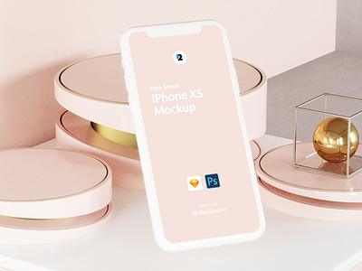 Free iPhone XS Scene Mockup