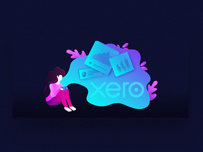 Unleash insights from xero adobe illustrator art character character design design digital art illustration neon vector