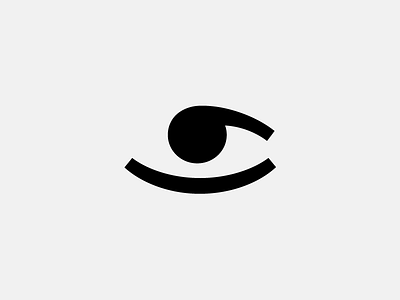 The comma is always watching bw chadomoto comma dimiter petrov eye icon illustration logo mark minimal sign simple димитър петров