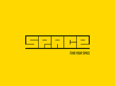 Space Logo architecture brand chadomoto floor plan logo minimal online rent simple space thin