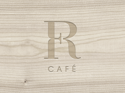 Foyer Cafe Logotype cafe chadomoto dimiter petrov elegant emboss french logo logotype mark sign simple symbol wood димитър петров