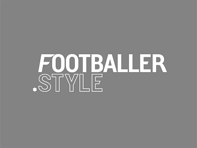Footballer Style branding fashion football footballer logo mens nfl soccer style