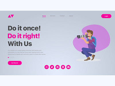 Landing Page Illustration app graphic design landing page responsive page responsive web site uiux web web ui webpage wordpress