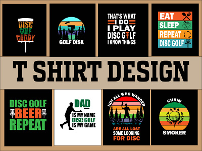 Disc golf t shirt design branding design graphic design illustration t shirt design typography ui vector
