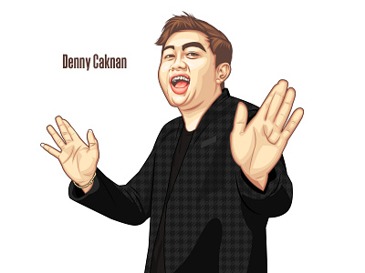 Denny Caknan vector artist dennycaknan face illustration indonesia singer vector wajah
