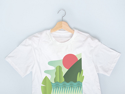 Jane Goodall Institute — Tomorrow & Beyond bonfire fundraising illustration shirt design t shirt