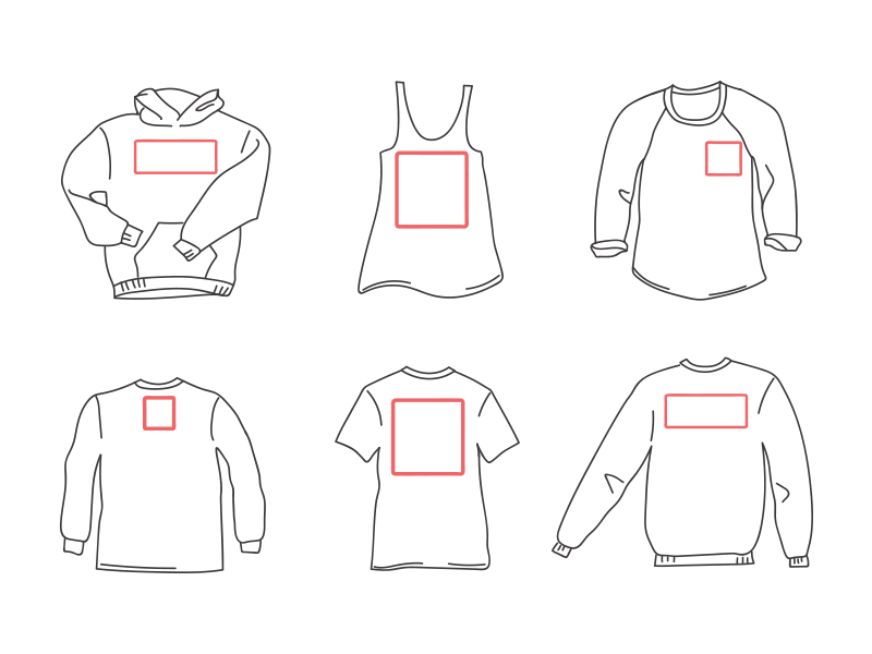 T-Shirt Illustrations by Bonfire on Dribbble