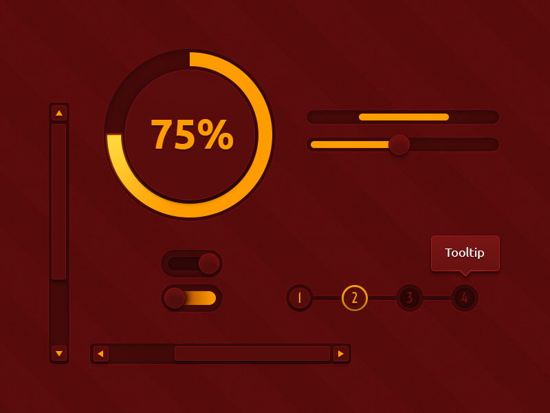 Scrollbar designs, themes, templates and downloadable graphic elements