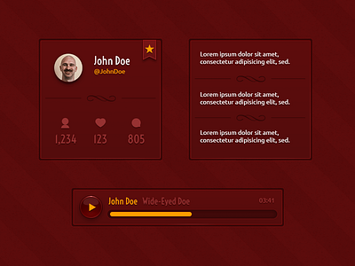 Red Gold UI - Part 3