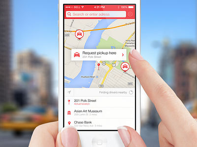 The Taxi App iOS 7