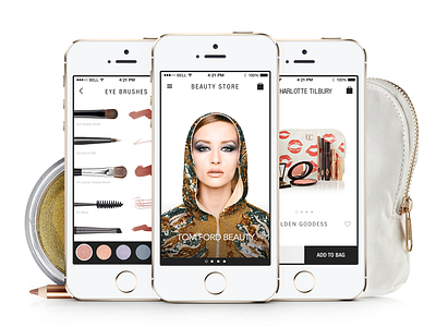 Beauty Store App 5s 7 app beauty design fashion flat free ios online product store