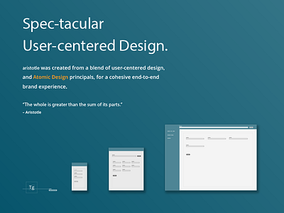 Aristotle Homepage - design documentation living system