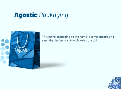Agostic Packaging