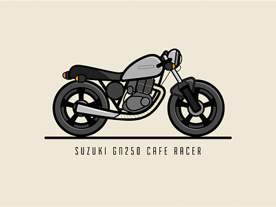 Suzuki GN250 Cafe Racer