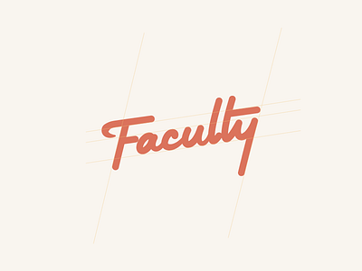 Faculty Logo 1 custom faculty lettering logo