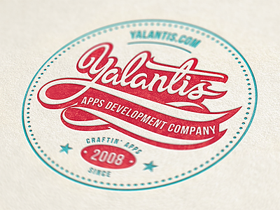 Yalantis is open for new projects app badge best branding calligraphy company emblem font interface ios ipad iphone label lettering letterpress logo logotype mobile paper pattern retro sheet texture typo typography ui vintage
