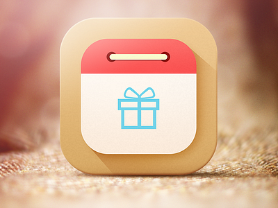 Gift Time 7 best calendar countdown day flat gift icon ios iphone organizer time