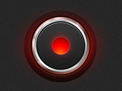 REC - animated button .gif animated animation app application button gif ios iphone light rec red sound ui