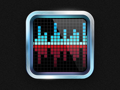 The Ringtones icon app beat best chrome equalizer icon icons ios ipad iphone music neon smart soundcloud ui