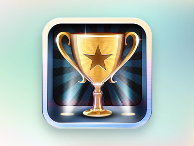 Golden Cup icon app best bowl chalice cup goblet gold golden icon icons ios ipad iphone iphone5 lights mazer rummer star ui user interface win winner