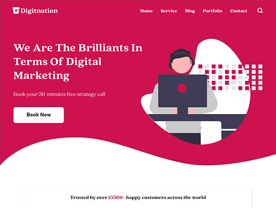 digitnation website graphic design
