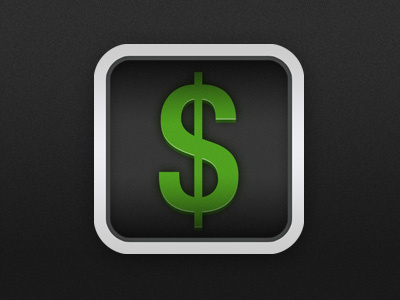 Live Cash - Icon depth dollar icon ios iphone