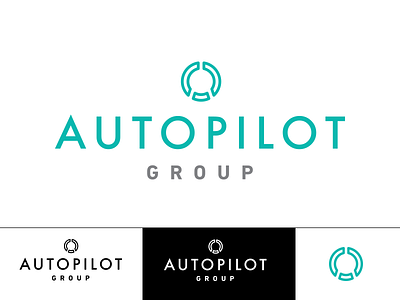 Autopilot Group Logo a autopilot design group icon logo modern teal