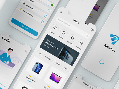 Gadget UI Design app branding design graphic design illustration logo typography ui ux vector