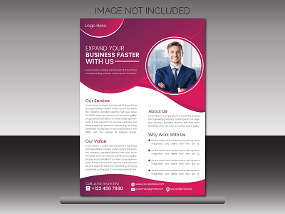 Modern Corporate Flyer Design advertisement agency business company corporate flyer marketing modrn presentation promotion