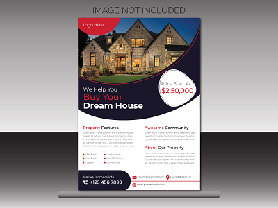 Real Estate Flyer Design Template advertising business creative flyer design home modern professional real estate flyer sale