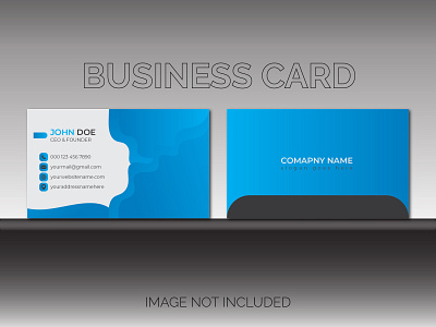 Modern Business Card Design business card creative identity marketing modern professional