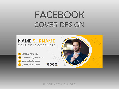 Modern Facebook Cover Design Template advert banner design clean cover design creative facebook cover identity marketing modern professional simple